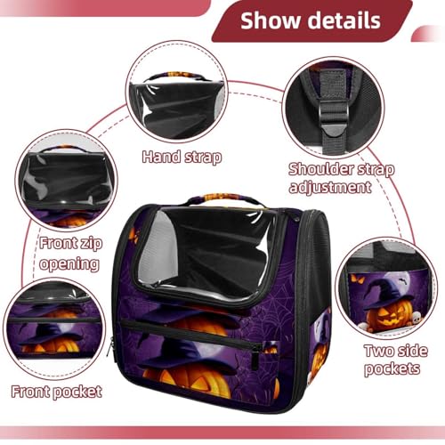 Halloween Pet Carrier Airline Approved Pet Carrier Bag Dog Carrier for Small Medium Cats Dogs Puppies Kitten - Image 101