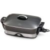 Presto 06857 Electric Skillet, 16 inch Foldaway Non Stick Skillet, Black