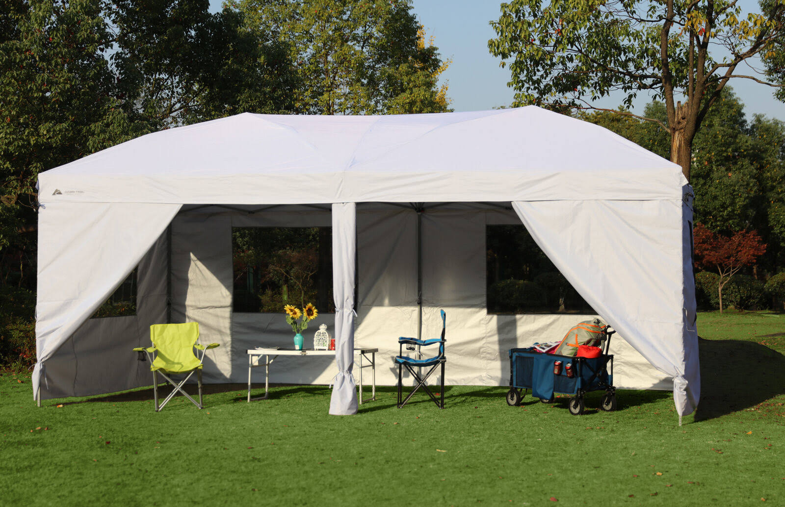 Ozark Trail 20×10 Straight Leg Instant Canopy (200 Sq. ft Coverage) - Image 5