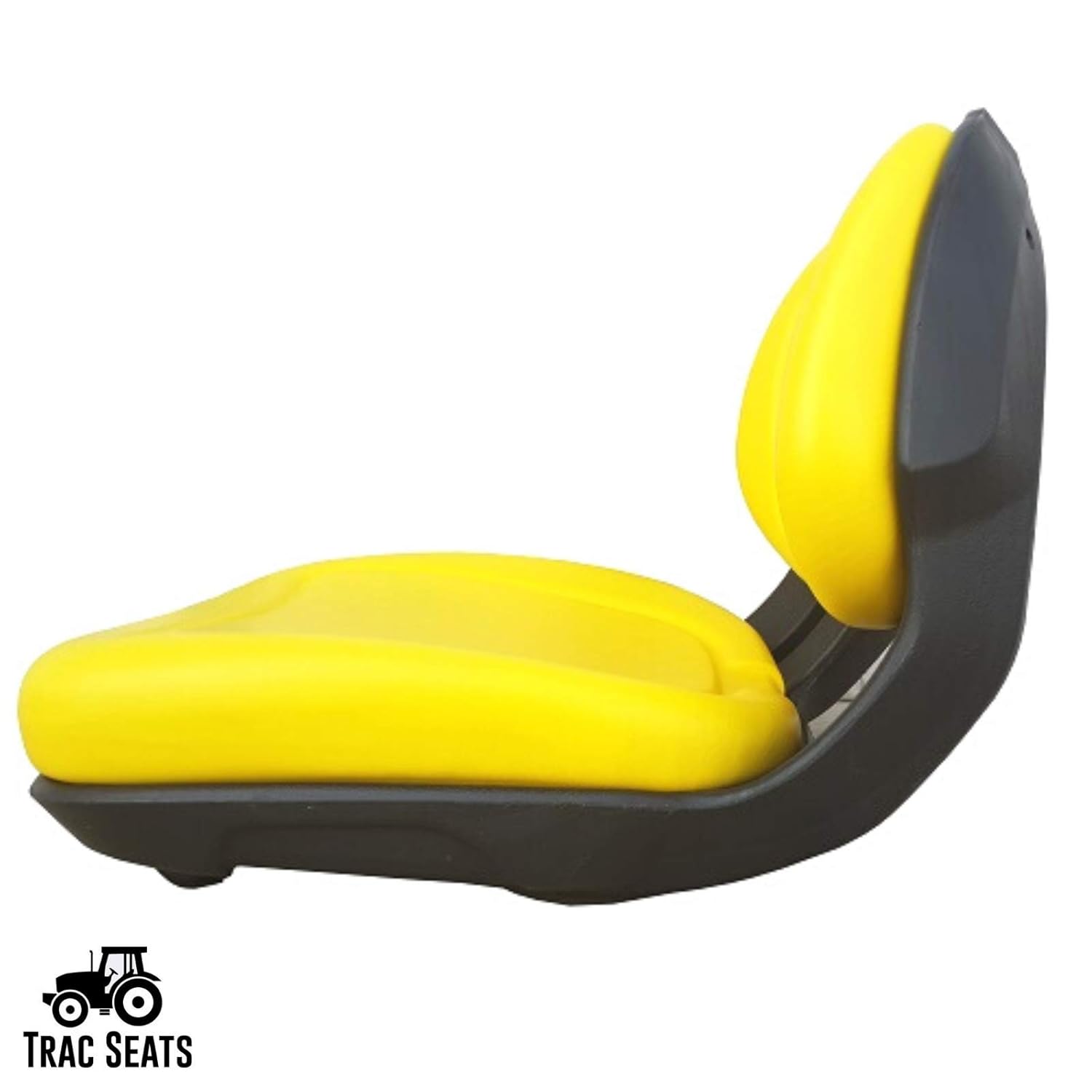 TRAC SEATS Yellow Seat for John Deere X300 X300R X304 X320 X324 X340 X350 X350R X354 X360 X370 X380 X384 X390 X394 AM136044 AUC11188 AUC13500 (Same Day Shipping) - Image 2