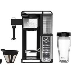 Alternative view of Ninja Single-Serve, Pod-free Coffee Maker Bar with Hot and Iced Coffee, Auto-iQ, Built-in Milk Frother, 5 Brew Styles, and Water
