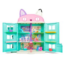 Gabbys Dollhouse, Purrfect Dollhouse with 15 Pieces Including Toy Figures, Furniture, Accessories and Sounds, Kids Toys for Ages