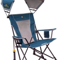 GCI Outdoor Sunshade Comfort Pro Rocker Chair, Blue