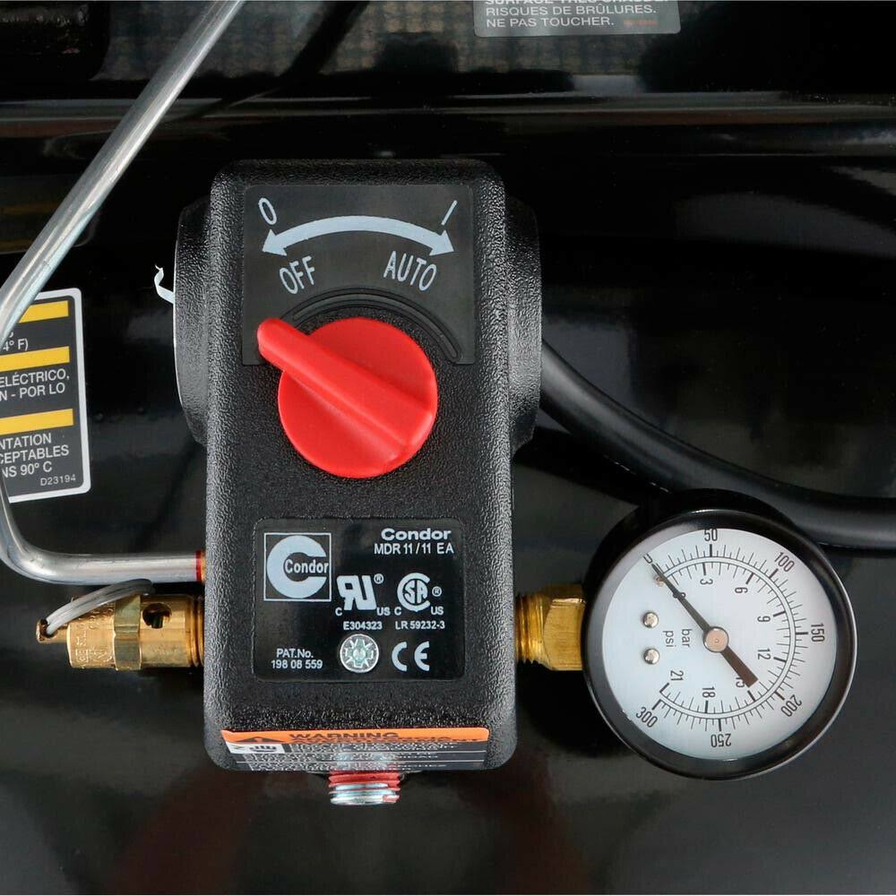 Husky 80 gal. 3 Cylinder Single Stage Electric Air Compressor - Image 3