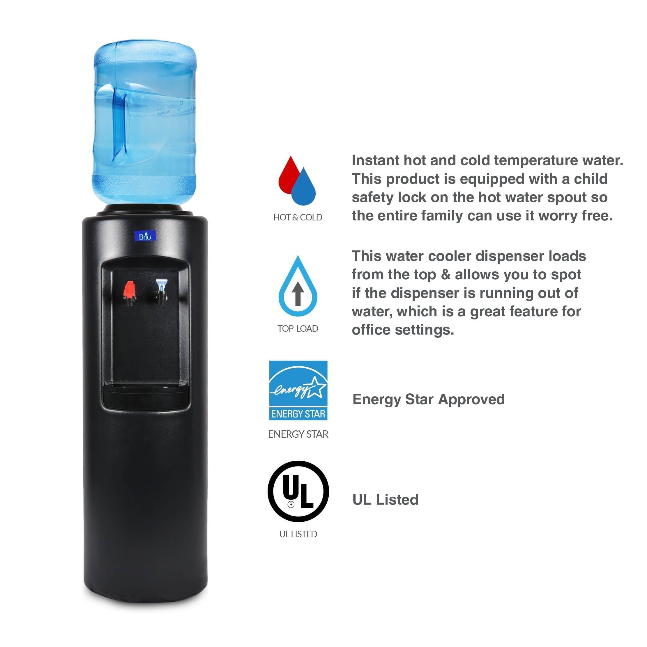 Brio CL520 Commercial Grade Hot and Cold Top Load Water Dispenser Cooler – Essential - Image 9