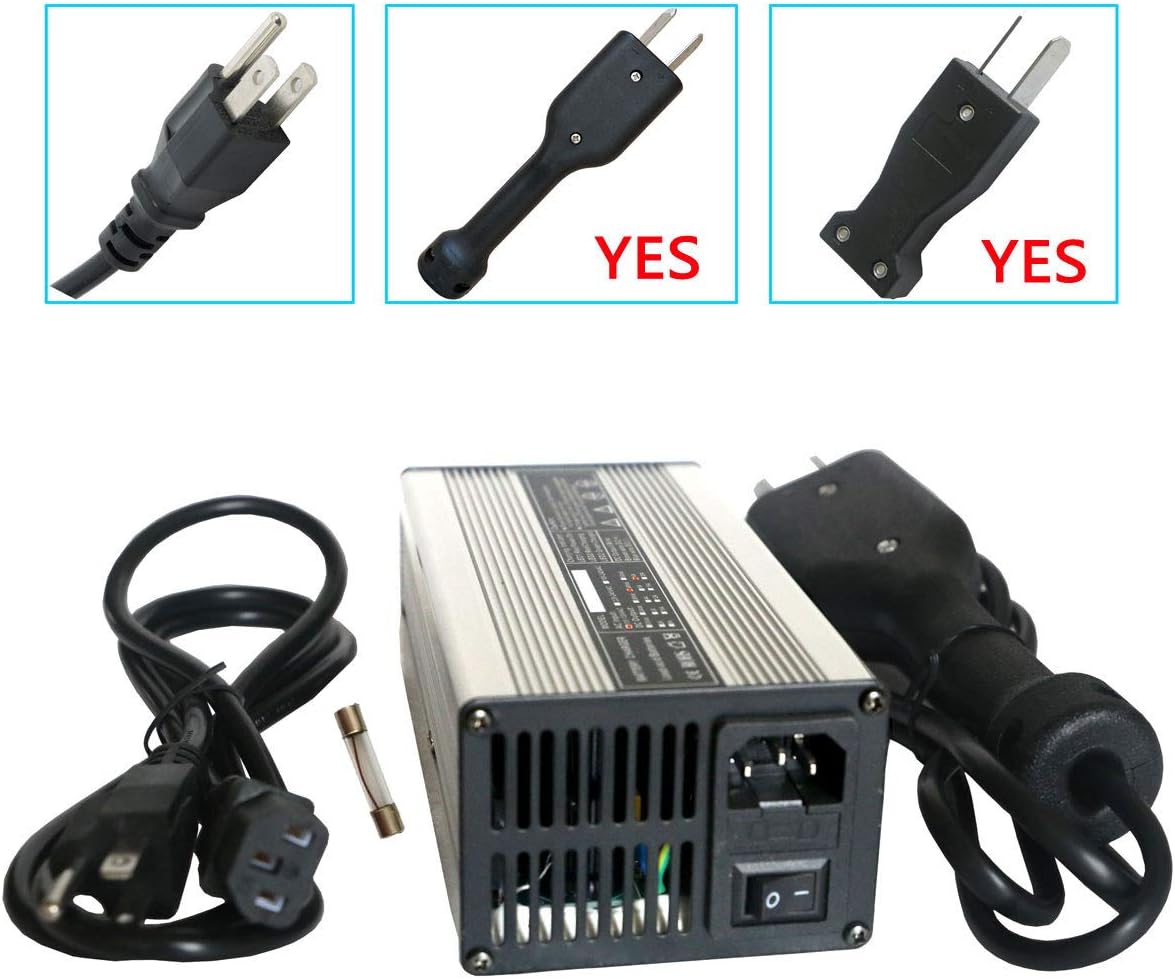 New 48V 6A Golf Cart Battery Charger with Crows Foot Plug - Image 2