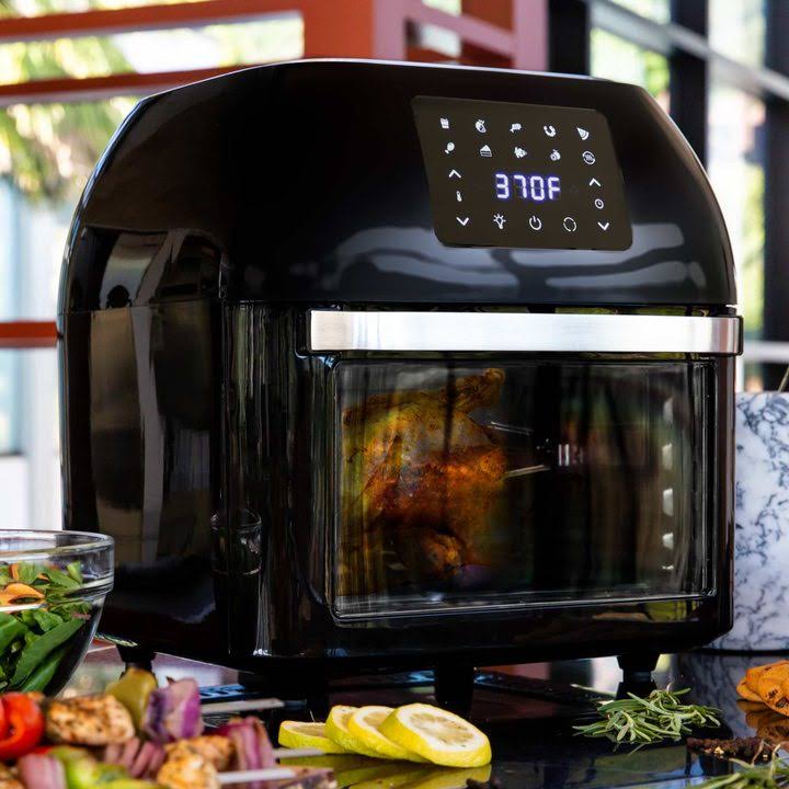 Best Choice Products 16.9qt 1800W 10-in-1 Family Size Air Fryer Countertop Oven, Rotisserie, Dehydrator – White - Image 9