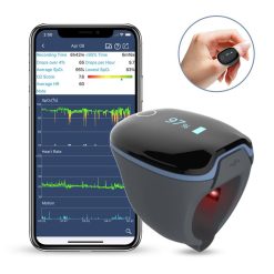 LOOKEE O2Ring by Wellue, Continuous Overnight Ring Pulse Oximeter Oxygen Monitor